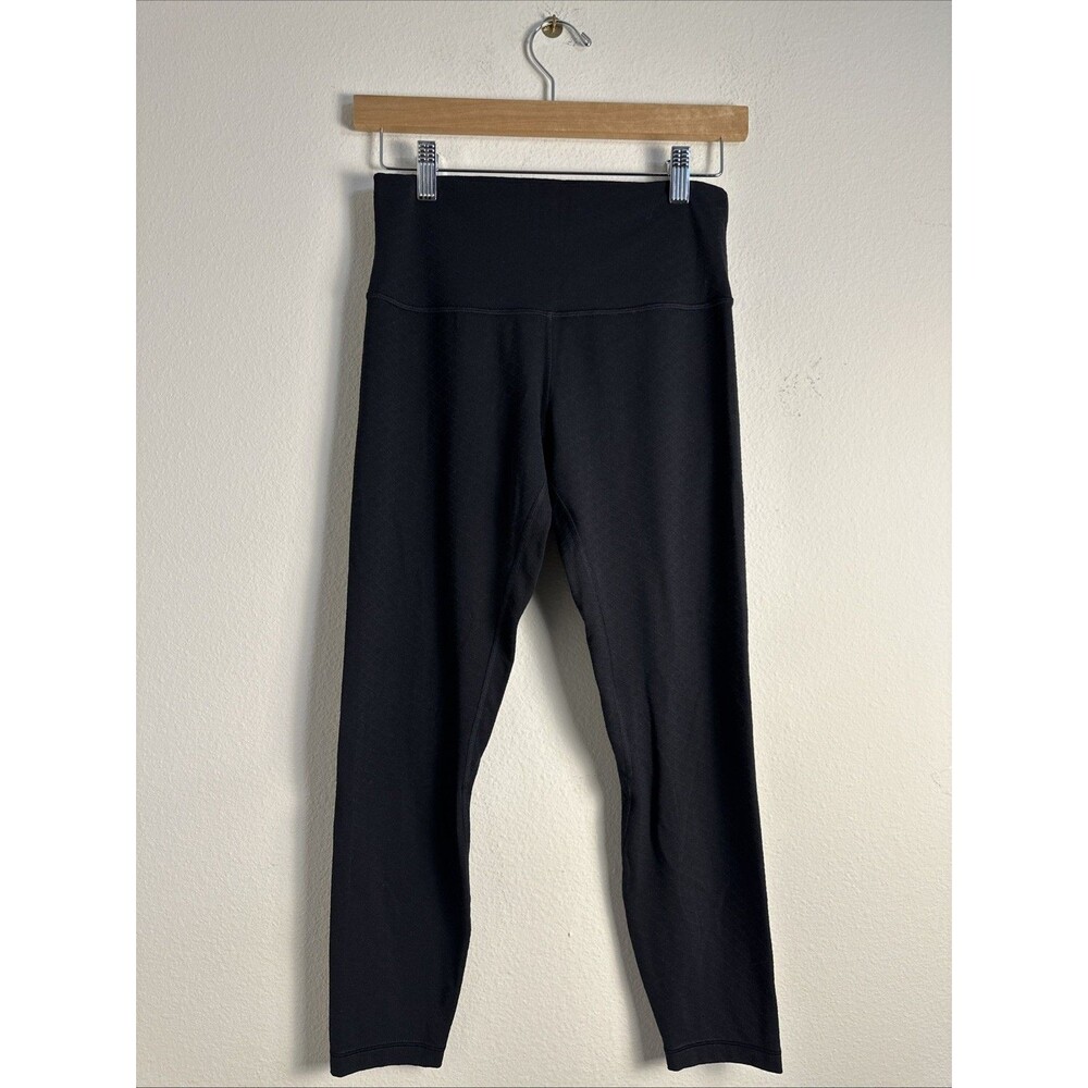 Lululemon Leggings Womens 8 Black Align High Rise 25” Yoga Gym Workout